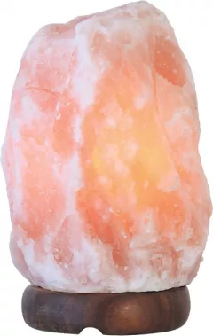 Lampa decorativa din sare minerala, Rabalux Rock 4130, dulie E14