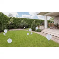 Lampa solara, Globo 3375, model Ball, culoare alba