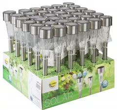 Lampa solara, Globo 3387-36, material inox