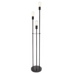 Lampadar Martha 54008-3S, 3 x E27, 1400 mm, negru