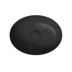 Lavoar de blat Larga Ellipse K677-014, 50x38 cm, antracit