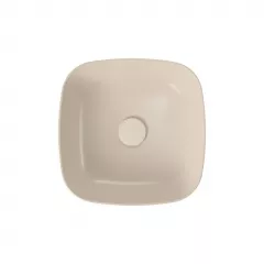 Lavoar de blat patrat Cersanit Larga K677-057, 38×38 cm, bej