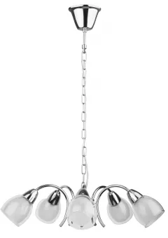 Lustra Rabalux Dave 6839,  5 x E14, alb-crom