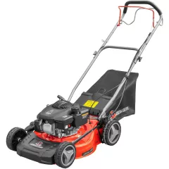 Masina pentru gazon, Media-Line MG 46-150 S, motor in patru timpi, benzina, putere 3,5 CP, latime de taiere 46 cm, volum cis colector 55 L, autopropulsata