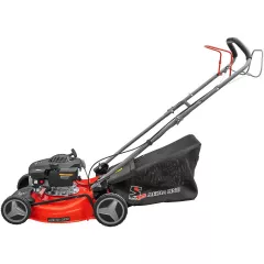 Masina pentru gazon, Media-Line MG 46-150 S, motor in patru timpi, benzina, putere 3,5 CP, latime de taiere 46 cm, volum cis colector 55 L, autopropulsata