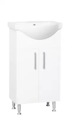 Mobilier Baie si lavoar, Seria 101, 18720, 45 cm, Alb