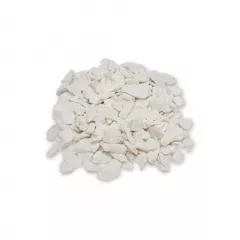 Mozaic (spartura) din marmura alba granulatie 8-15 mm, sac 50 kg