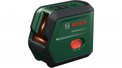 Nivela cu laser Bosch UniversalLevel 2, linii in cruce si puncte de verticala