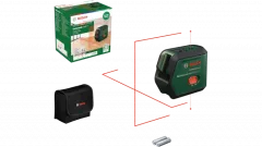 Nivela cu laser Bosch UniversalLevel 2, linii in cruce si puncte de verticala