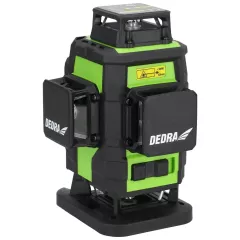 Unelte de masurat - Nivela laser 4D verde DEDRA MC0908, 360&deg;, diode Sharp, olint.ro