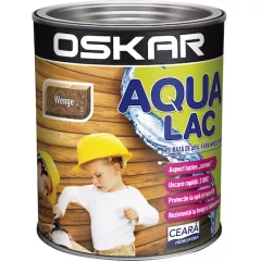 Oskar Aqua Lac, wenge, pe baza de apa, interior / exterior, 0.75 L