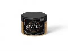 Pachet Magic Efect vopsea decorativa Golden Flame cu efect dune de nisip, 0,9 + 0,9 L + Glitter + Pensula Cadou
