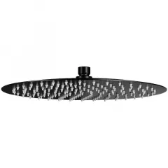 Palarie slim pentru dus, inox black NLX7D2S, diamentru 300 mm, culoare neagra