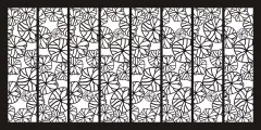 Panou decorativ din tabla otel debitat laser M008.003 grosime 3 mm dimensiune 1000x2000 mm
