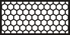 Panou decorativ din tabla otel debitat laser M064.003 grosime 3 mm dimensiune 1000x2000 mm