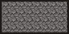 Panou decorativ din tabla otel debitat laser M074.003 grosime 3 mm dimensiune 1000x2000 mm