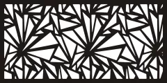 Panou decorativ din tabla otel debitat laser M075.003 grosime 3 mm dimensiune 1000x2000 mm