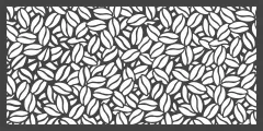 Panou decorativ din tabla otel debitat laser M168.003 grosime 3 mm dimensiune 1000x2000 mm