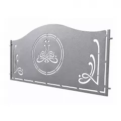 Panou decorativ din tabla otel debitat laser si teava TRS sudata, model M163 ARCO LXX, grosime 3 mm dimensiune 1000x2000 mm