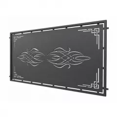 Panou decorativ din tabla otel debitat laser si teava TRS sudata, model M159 LXX, grosime 3 mm dimensiune 1000x2000 mm