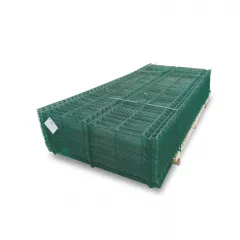 Panou gard bordurat plastifiat verde premium diametru fir 4,2 mm dimensiune 1200x2500 mm