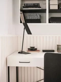 Panou riflaj LINERIO L-LINE WHITE 2650 x 122 x 21 mm