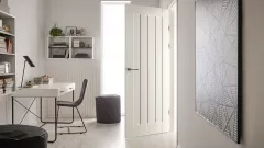 Panou riflaj LINERIO L-LINE WHITE 2650 x 122 x 21 mm