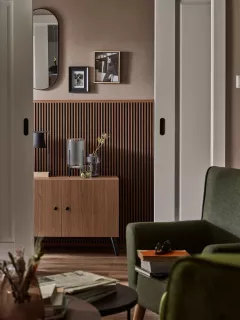 Panou riflaj LINERIO S-LINE MOCCA 2650 x 122 x 12 mm
