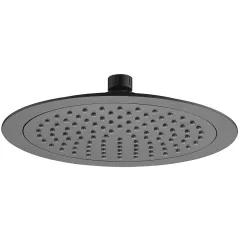 Para pentru dus, Leila black NLE 7DAD, culoare neagra, diametru 240 mm