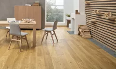 Parchet Barlinek triplu stratificat Caramel Grande Scurt, dimensiune 1090 x 180 mm, grosime 14 mm culoare caramel