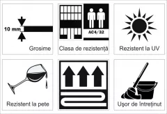 Parchet laminat Classen 54734 Modena Pine WR, grosime 10 mm, clasa 32