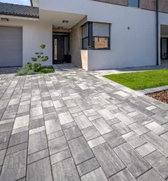 Pavaj Leier Taverna combi, grosime 6 cm, fumuriu