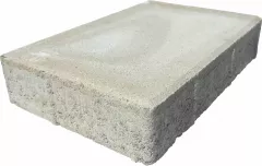 Pavele vibropresate din beton format 30 x 20 cm grosime 6 cm SYMM 21 culoare alb