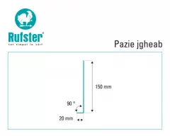 Pazie jgheab Rufster Eco 0,45 mm grosime 3011 rosu
