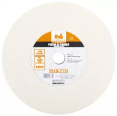Piatra pentru polizor HSS 200 x 20 mm, granulatie P60, culoare alba