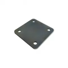 Picior patrat, dimensiuni 120x120x5 mm, nefinisat, model M004.005 RUF