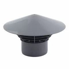 Piesa de capat din polipropilena pentru coloana ventilatie D110