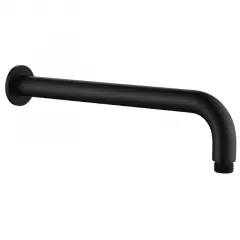 Pipa pentru dus, incastrata, Rondo NWX 7570, dinemsiune 337 mm, culoare neagra
