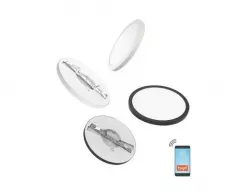 Interior - Plafoniera LED, smart, dimabila, rotunda, Nebula, putere 24 W, culoare alba, Klausen KL151082, olint.ro