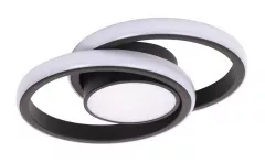 Plafoniera LED Vista, 38 W IP20, negru