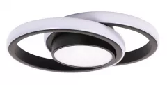 Plafoniera LED Vista, 38 W IP20, negru
