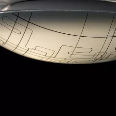 Plafoniera rotunda, Tetrix, diametru 30 cm, Klausen LY 6069