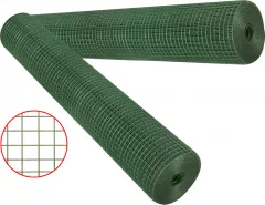 Plasa sarma sudata zincata si plastifiata verde 10 m2/rola 674457