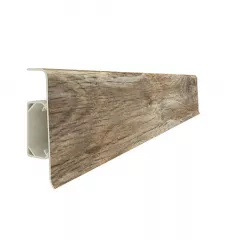 Plinta parchet din PVC Vox 610 cu canal dimensiune 250x6.66 cm culoare stejar acorn