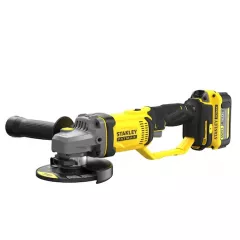 Polizor unghiular fără fir STANLEY FATMAX 2X4AH SFMCG400M2KQW, 9000 rpm, 2 acumulatori