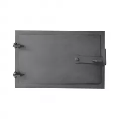 Portita pentru cenusar, dimensiuni 120 x 220 mm, vopsita cu vopsea rezistenta la temperaturi, culoare neagra