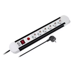 Prelungitor Rebel URZ3069-3B, 3 m lungime, 6 cai, 1,5 mm grosime fir, 16 A