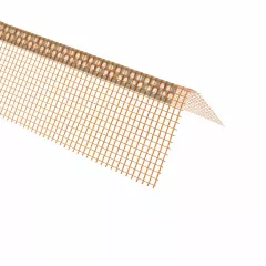 Profil PVC pentru colt cu plasa, 3 m x 100 mm