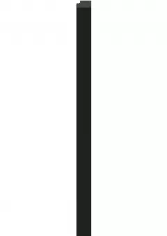 Profil de finisare dreapta pentru panou LINERIO M-LINE BLACK, 2650 x 26 mm