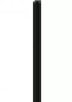 Profil de finisare dreapta pentru panou LINERIO S-LINE BLACK, 2650 x 35 mm